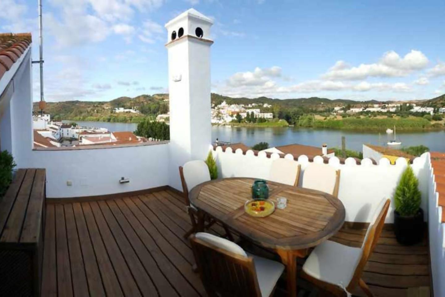 Casa Rural La Raba Terraza Con Increibles Vistas Sanlúcar de Guadiana Exteriör bild
