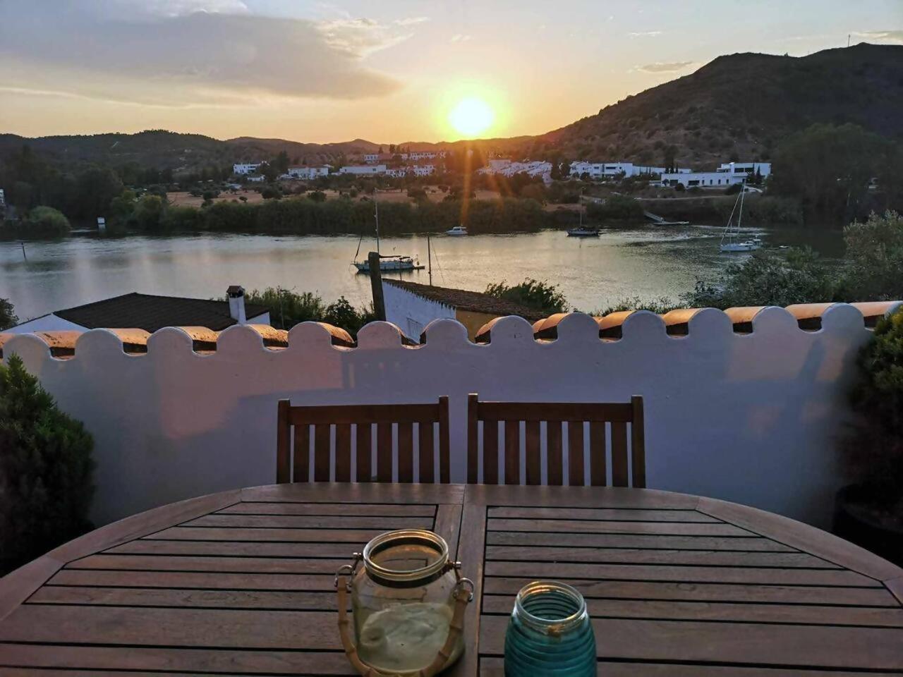 Casa Rural La Raba Terraza Con Increibles Vistas Sanlúcar de Guadiana Exteriör bild